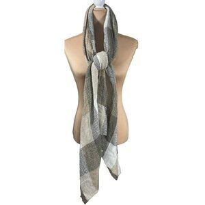 KTA Direct Corp Women's Loose knit Neck Scarf Tan Taupe Cream